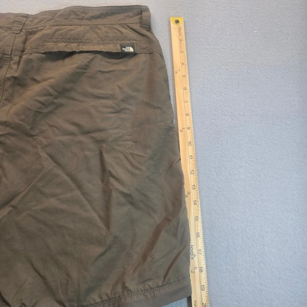 The North Face Mens Brown Nylon Hiking Cargo Shorts Sz 40 Utility Trail‎ Outdoor